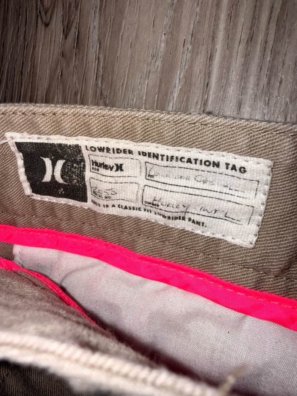 Hurley Women's Tan Cotton Bermuda Shorts - Picture 6 of 8